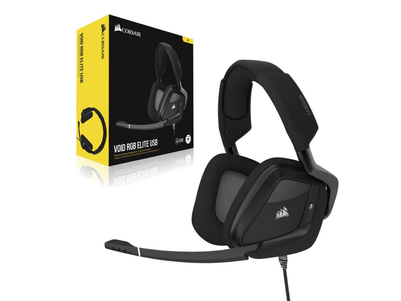 Corsair Void Elite, Fekete Gamer Fejhallgató (CA-9011203-EU)