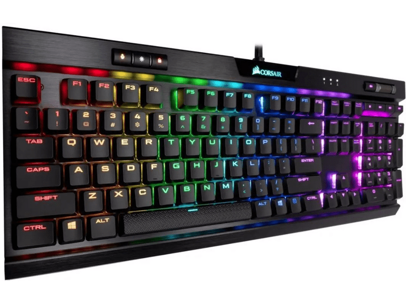 Corsair K70 RGB MK.2 Low Profile Rapidfire Biilentyűzet (CH-9109018NA)