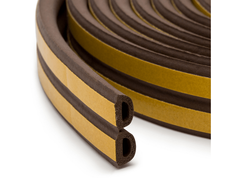 DELIGHT 11599BR D profil Barna Öntapadós ajtó- ablakszigetelő