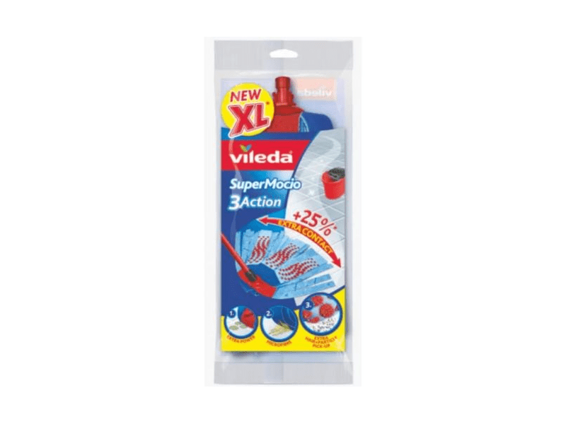Vileda F1148V 3Action XL 3D Velour gyorsfelmosó utántöltő fej