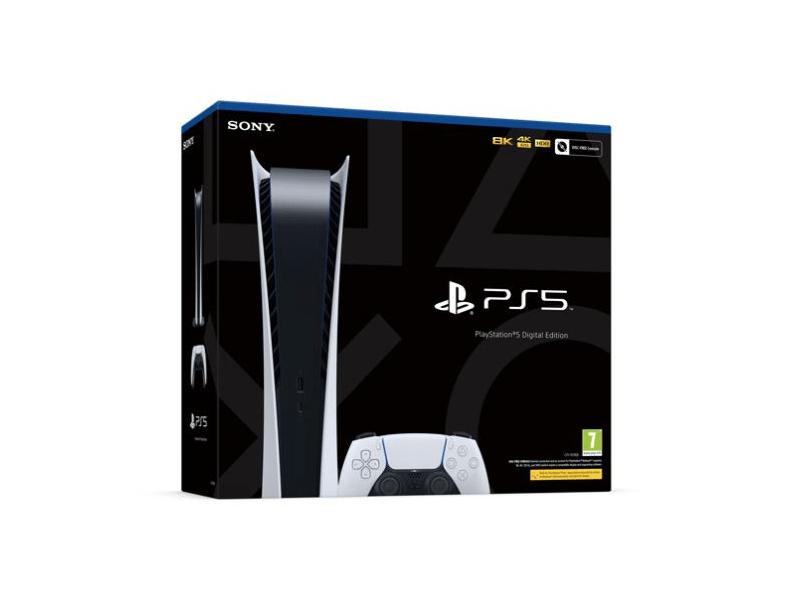 Sony PS5 Digital Edition 825 GB Játékkonzol