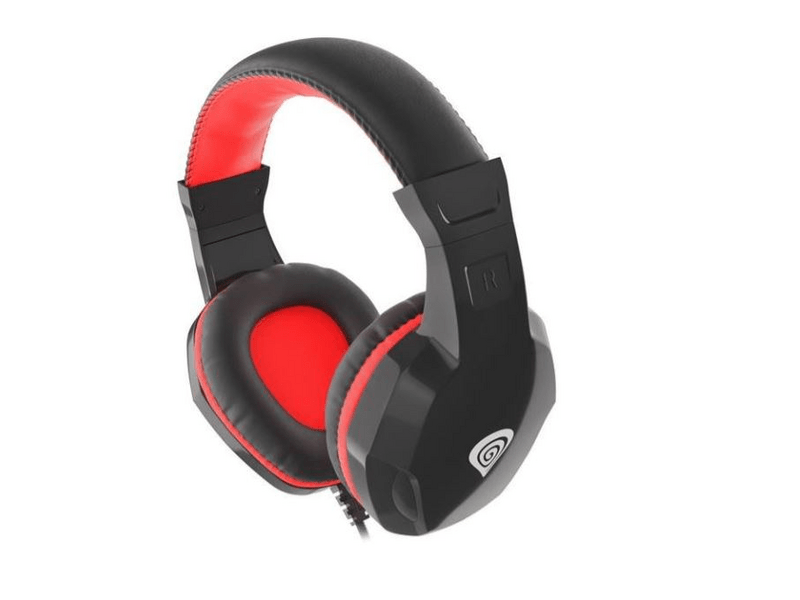 NATEC Genesis Argon 100 Fejhallgató, Piros (NSG-1434)