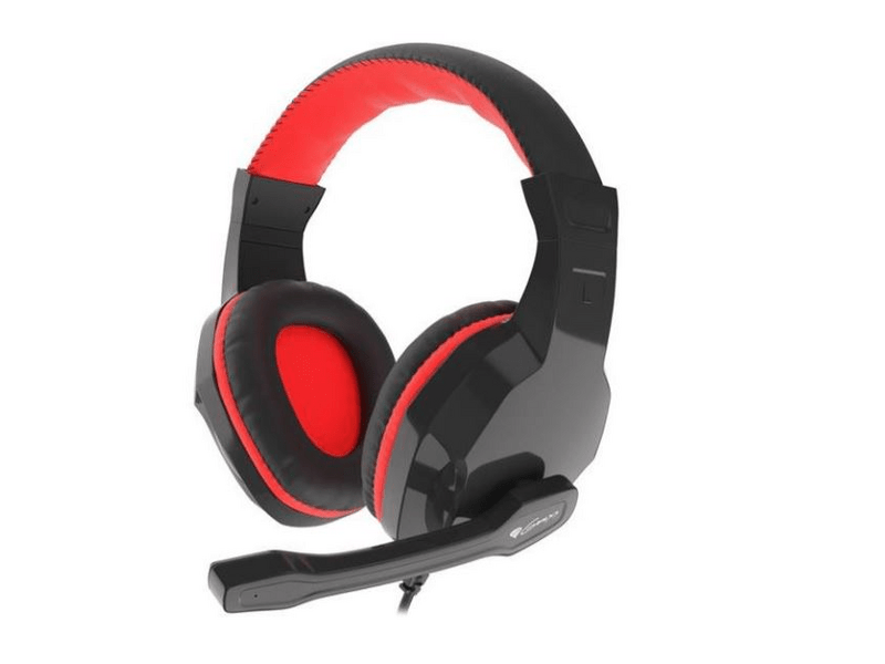 NATEC Genesis Argon 100 Fejhallgató, Piros (NSG-1434)