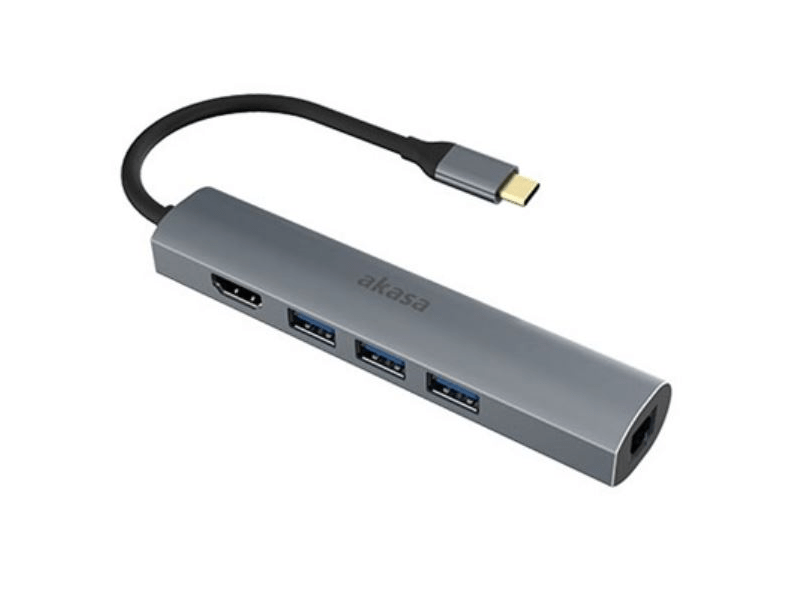 Akasa USB Type-C 5in1 dokkoló - AK-CBCA22-18BK