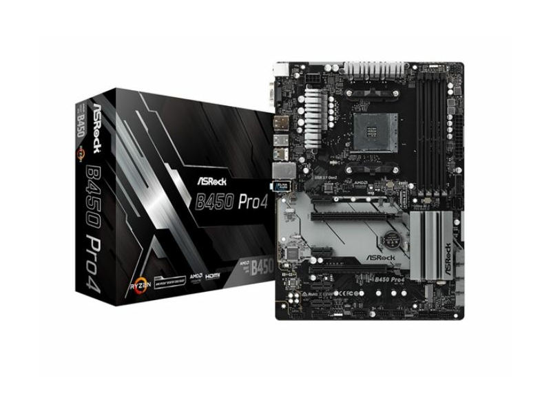 ASRock sAM4 B450 Pro4 Alaplap