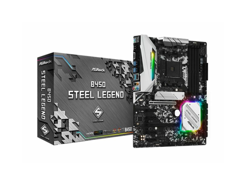 ASRock sAM4 B450 Steel Legend Alaplap