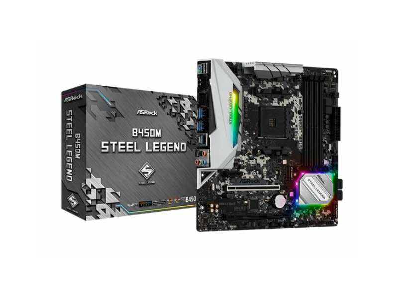 ASRock sAM4 B450M Steel Legend Alaplap