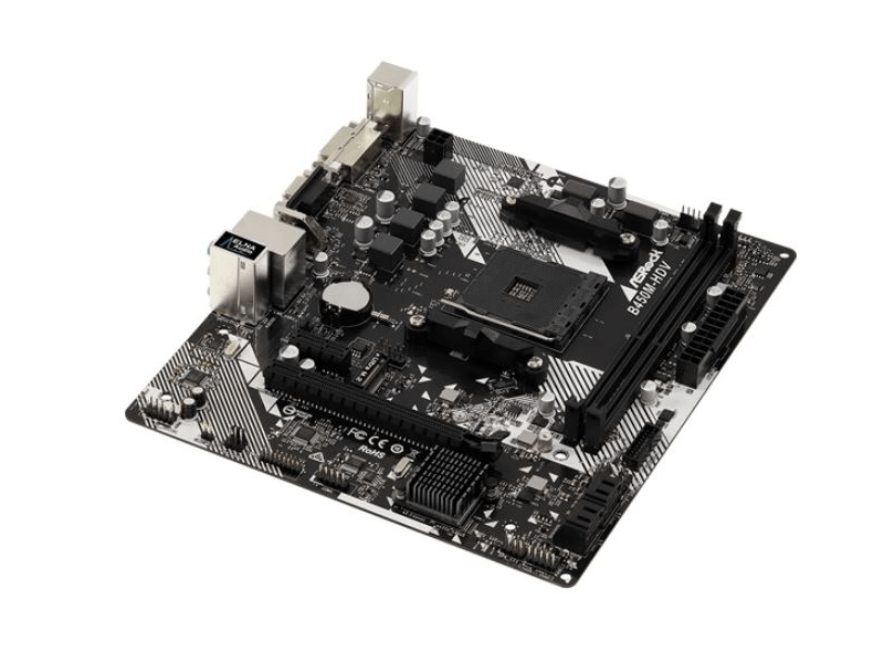 ASRock sAM4 B450M-HDV R4.0 Alaplap