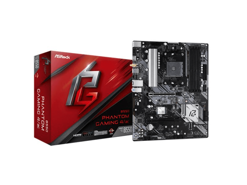 ASRock sAM4 B550 Phantom Gaming 4/ac Alaplap