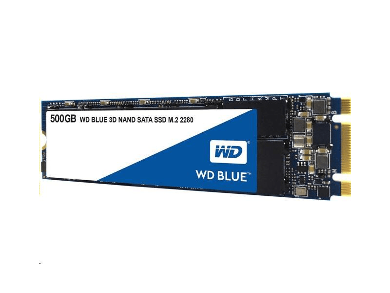 Western Digital Blue 3D NAND 500GB M.2 SATA3 SSD (WDS500G2B0B)