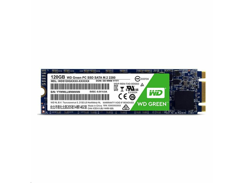 Western Digital Green 120GB M.2 SATA3 SSD (WDS120G2G0B)