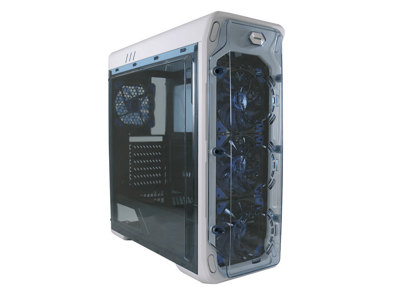 LC-Power Gaming 988 Typhoon Gamer PC Ház Fehér (LC-988W-ON)