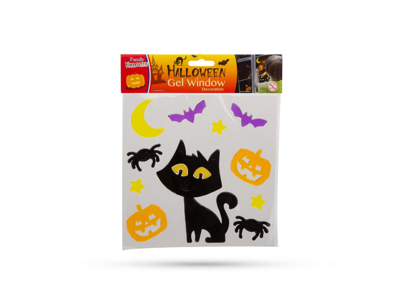 Family 55204H Zselés ablakdekor - Halloween, 4 féle (55204H)