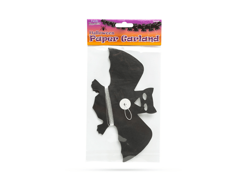 Halloween-i papír girland - Denevér - 3 m (56509B)