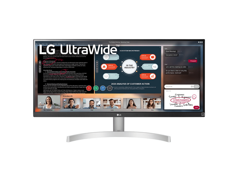 LG 29WN600-W 29”-os UltraWide Full HD IPS Monitor
