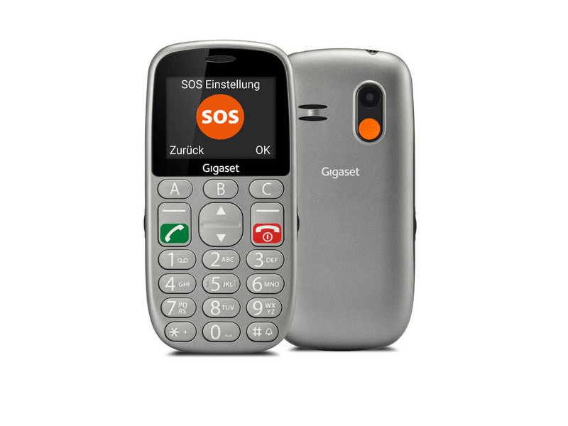 Gigaset GL390 Hagyományos mobiltelefon Ezüst