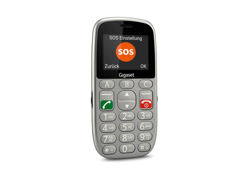 Gigaset GL390 Hagyományos mobiltelefon Ezüst