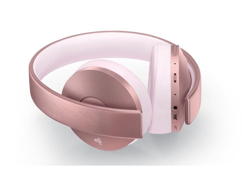 PS4 Gold Vezetél nélküli fejhallgató Rózsaarany