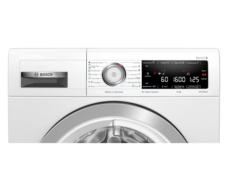 Bosch WAX32MH0BY 9 kg 1600 fordulat/perc Elöltöltős mosógép