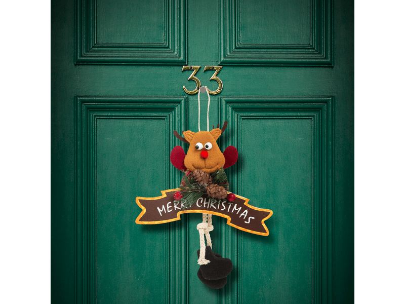 Karácsonyi ajtódísz többféle 55994A