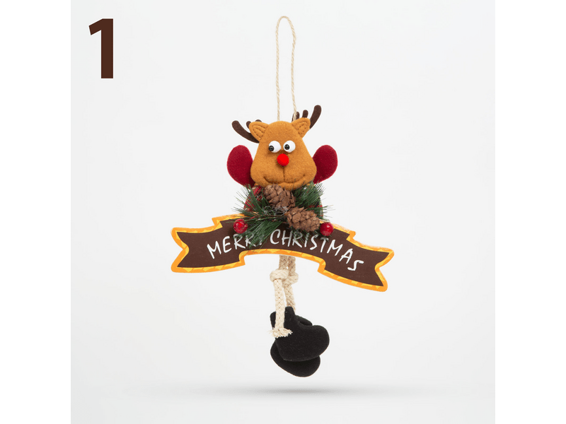 Karácsonyi ajtódísz többféle 55994A