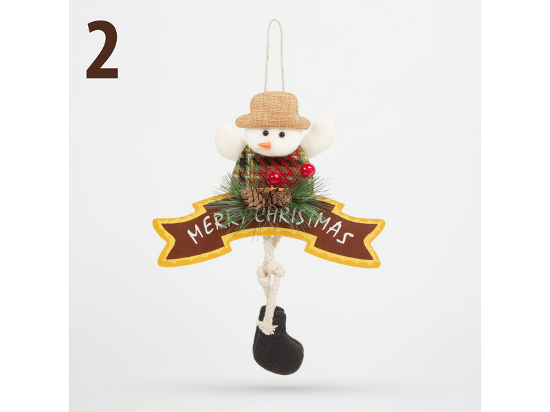 Karácsonyi ajtódísz többféle 55994A