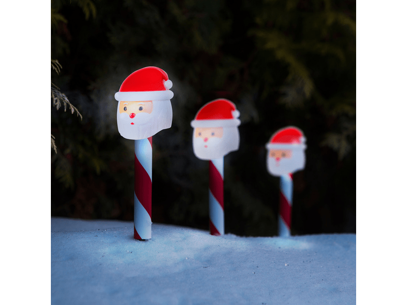 Garden of Eden LED szolár lámpa - Mikulás (11374E)