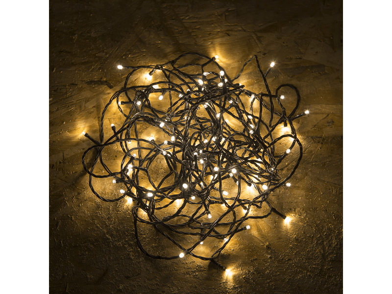 LED fényfüzér 10m melegfehér 56504B