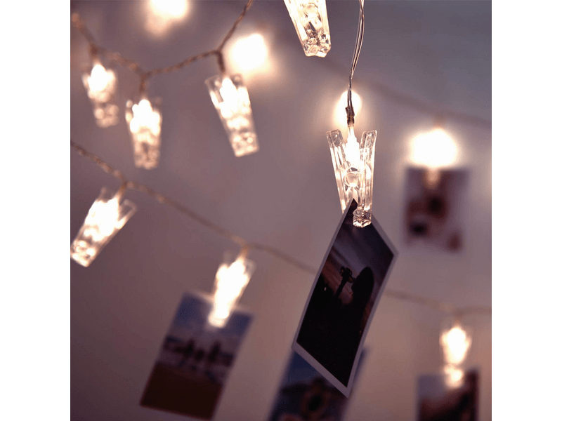 Karácsonyi LED dekor csipesz 58035