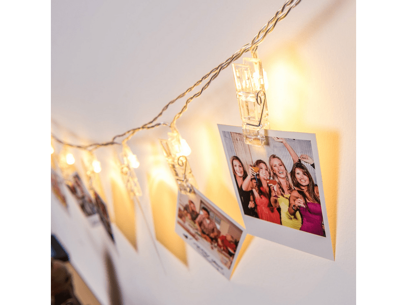 Karácsonyi LED dekor csipesz 58035