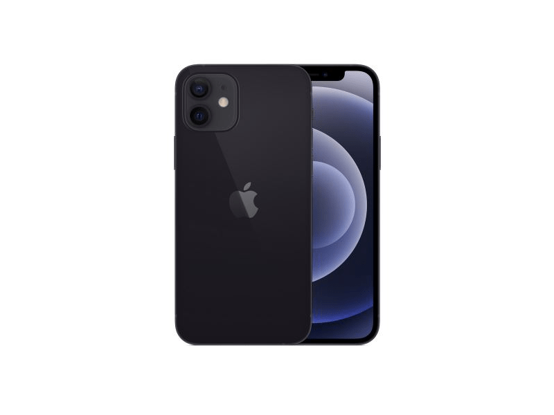 Apple iPhone 12 64 GB Kártyafüggetlen Okostelefon, Fekete