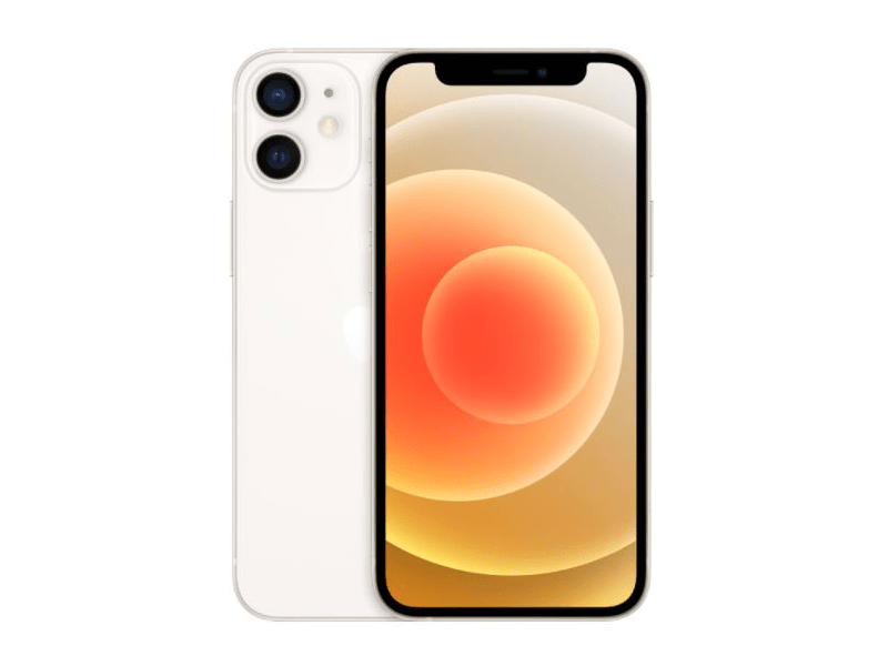 Apple iPhone 12 mini 64 GB Kártyafüggetlen Okostelefon, Fehér