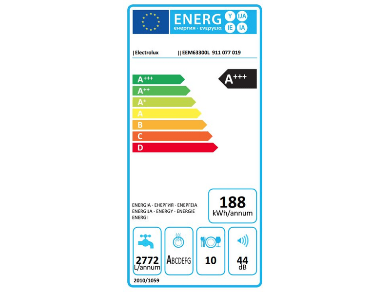 Electrolux EEM63300L Beépíthető integrált mosogatógép