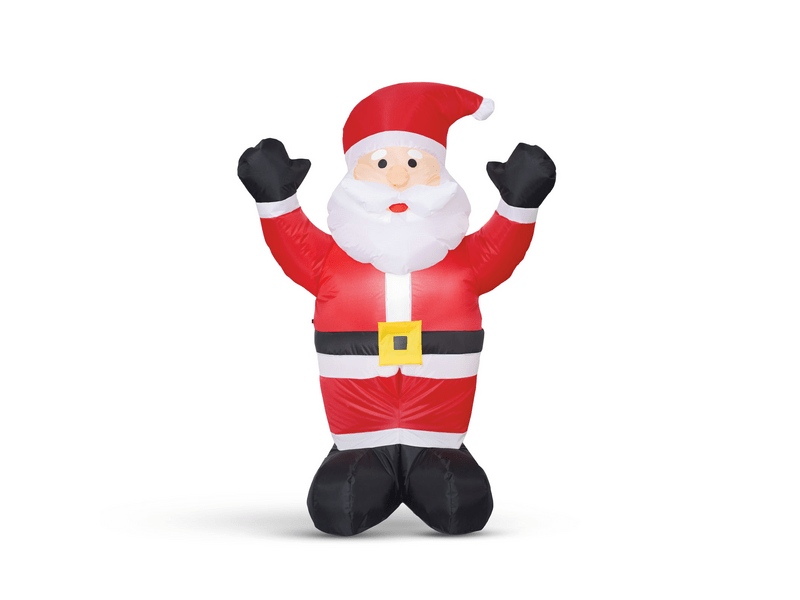 Felfújható mikulás - 120 cm - IP44 - 1 LED (58060B)