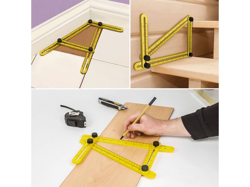 HANDY 11004 Četverostrano ravnalo, kutomjer