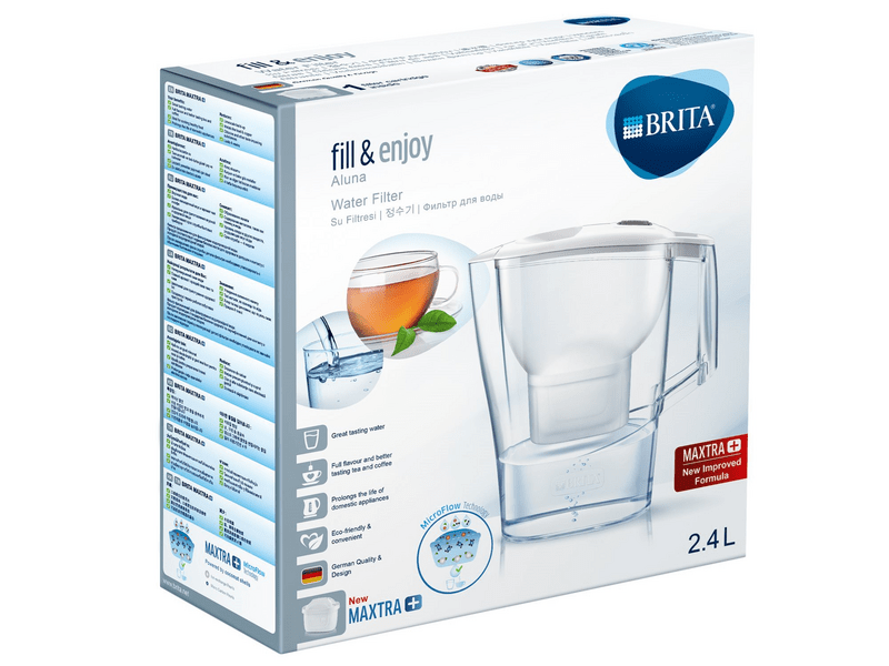 Brita Aluna Cool 2.4 l Vízszűrő kancsó, Fehér