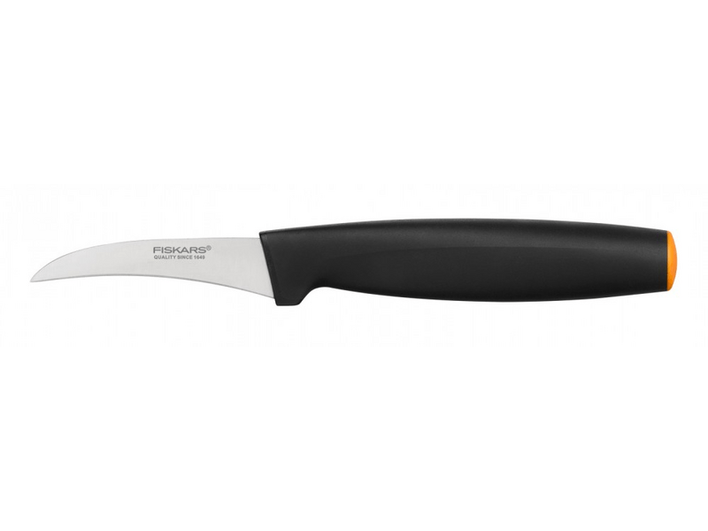 Fiskars Functional Form hámozókés, 7 cm, hajlított (1014206)