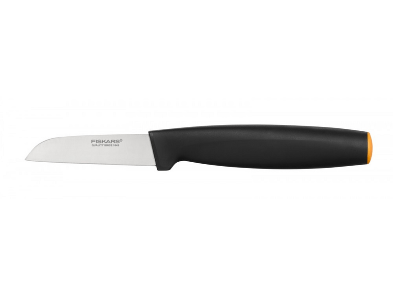 Fiskars Functional Form hámozókés, 7 cm, egyenes (1014227)