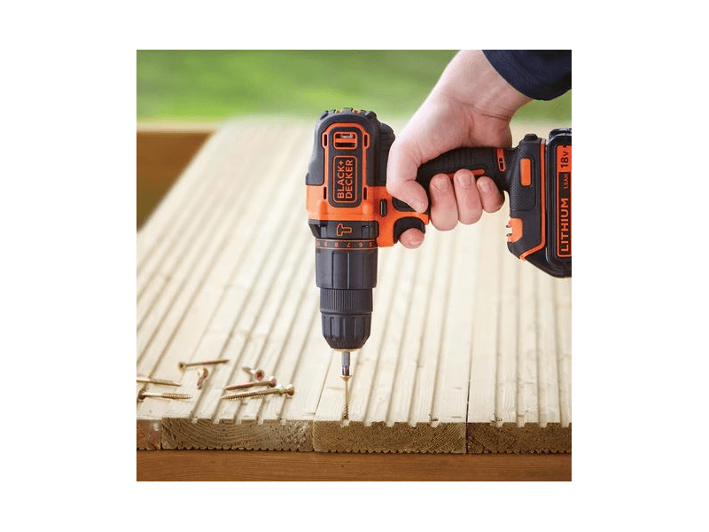 BLACK + DECKER BDCHD18-QW Akkus ütvefúró/csavarozó