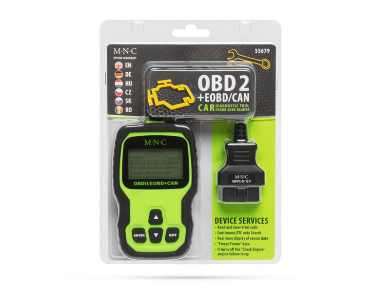 MNC 55679 Gépjármű hibakód kiolvasó és törlő