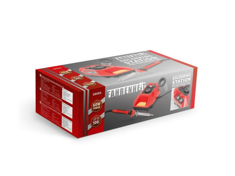 Fahrenheit 28005 Forrasztópáka állomás, ón- és pákatartóval