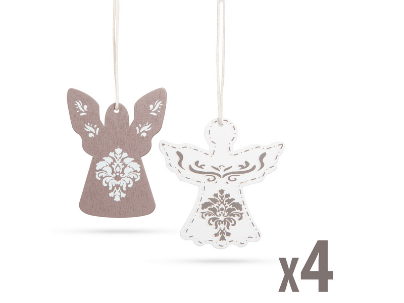 Karácsonyfadísz - angyalka (58026)