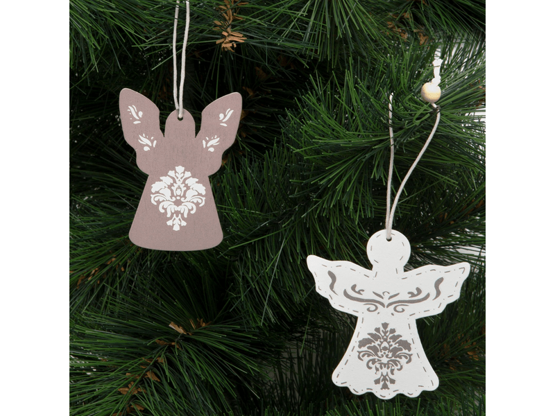Karácsonyfadísz - angyalka (58026)