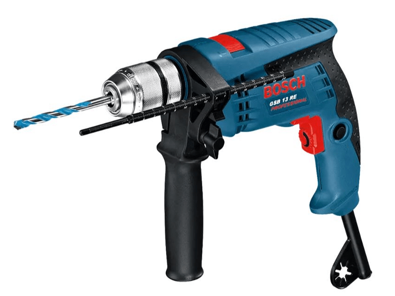 Bosch GSB 13 RE Ütvefúrógép + 4 részes fúrófej készlet + koffer (0601217103)