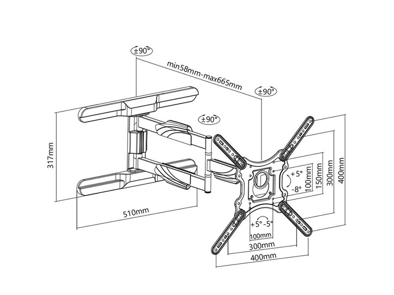 Stell SHO 7610 Fali konzol