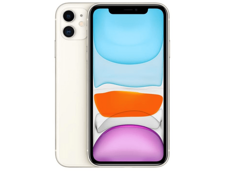 Apple iPhone 11(2020) 64 GB Kártyafüggetlen Okostelefon, Fehér (MHDC3GH/A)