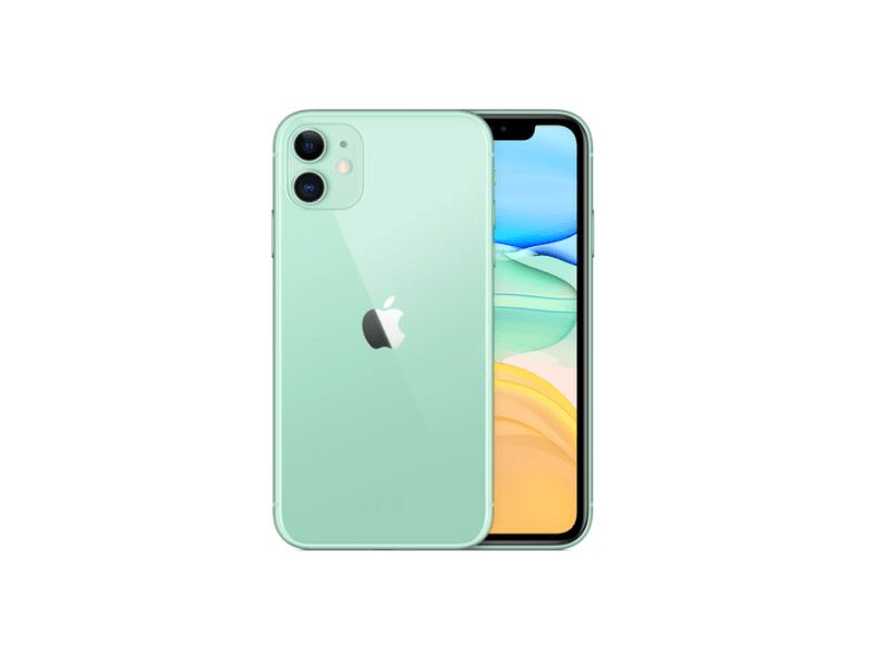 Apple iPhone 11(2020) 64 GB Kártyafüggetlen Okostelefon, Zöld (MHDG3GH/A)