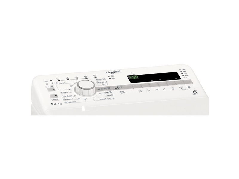 Whirlpool TDLR 55020S EU/N Felültöltős mosógép