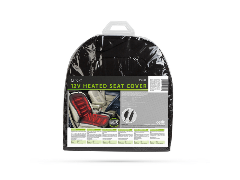 MNC 55815B Fűthető autós ülésvédő szivargyújtó dugóval