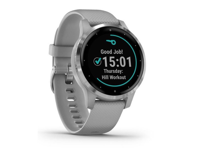 Garmin Vívoactive 4S púder szürke ezüst csattal Okosóra (010-02172-03)